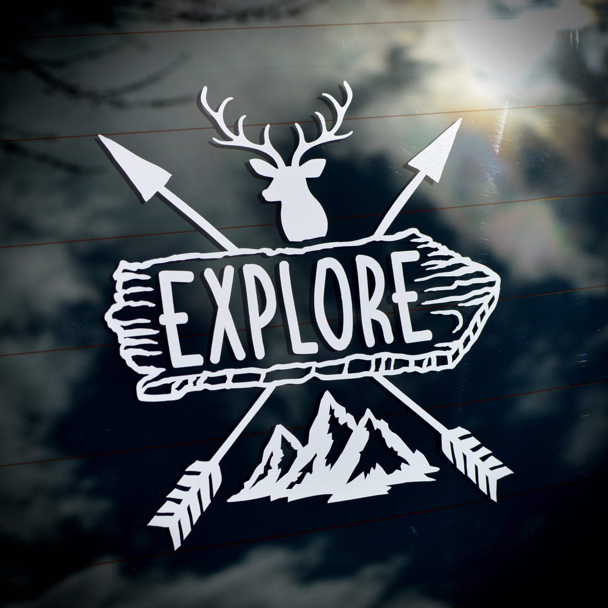 Explore elk decal