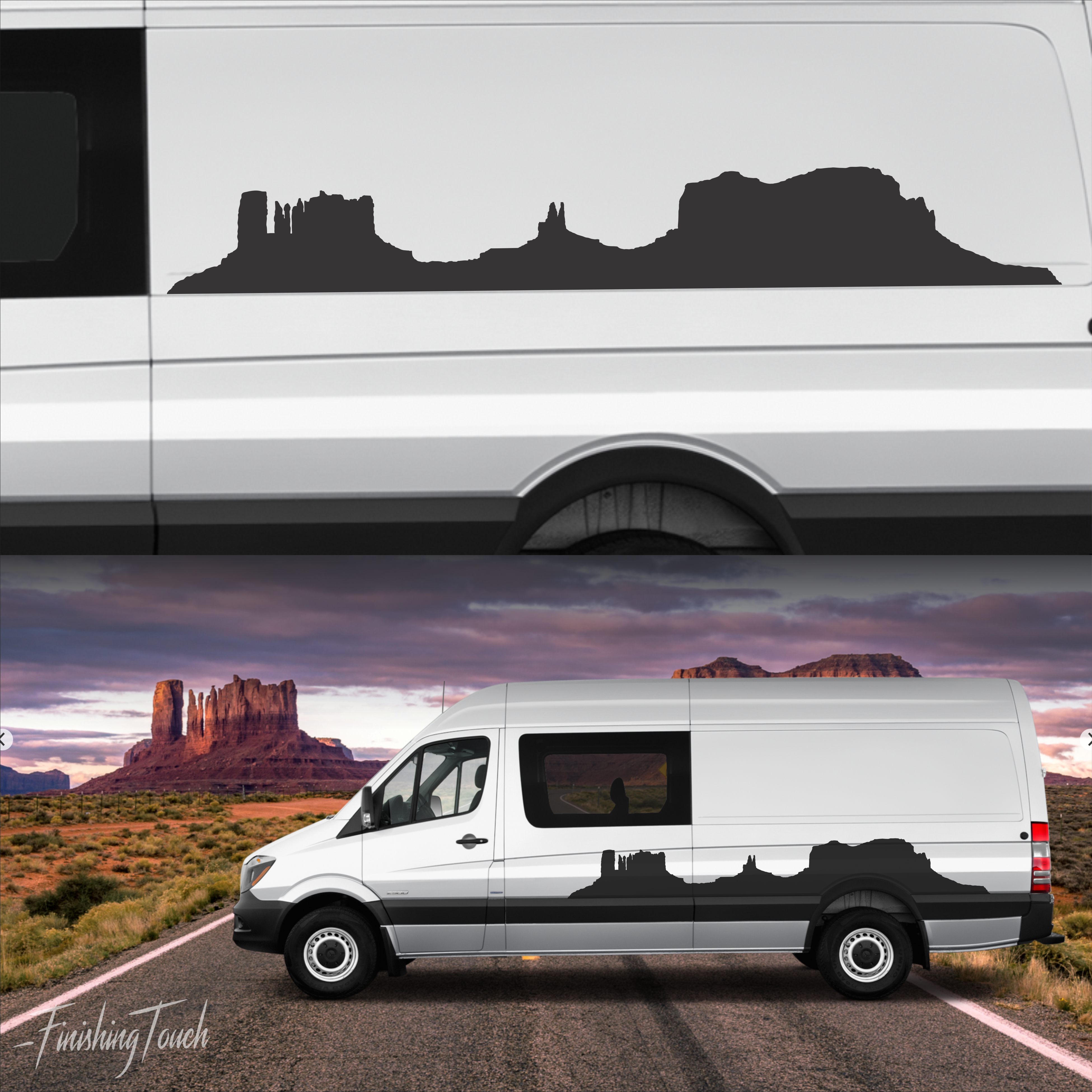 Monument Valley scenic decal